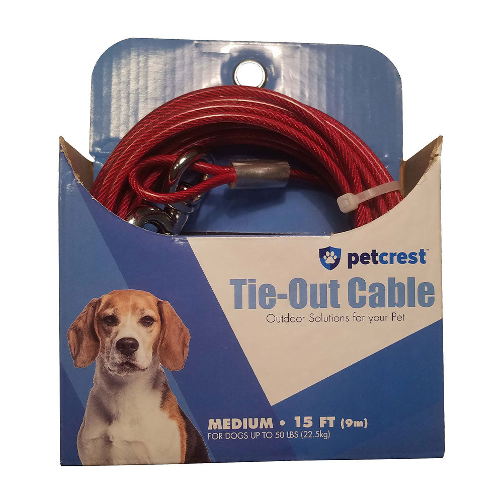 15 ft dog top tie out cable