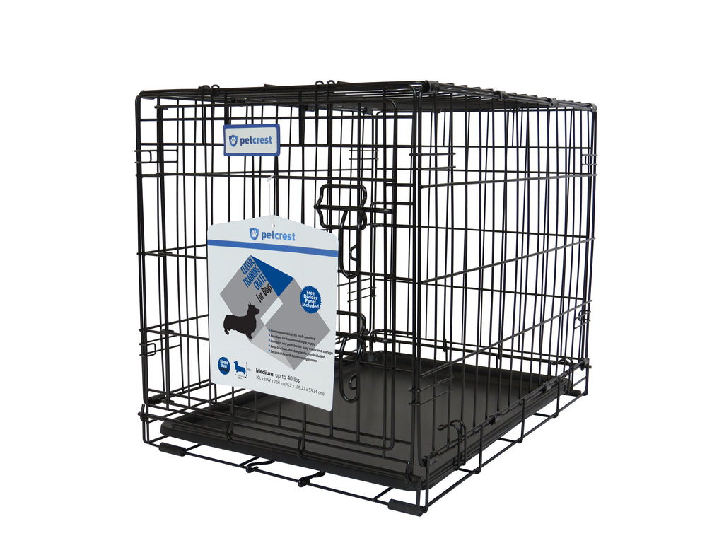 High Quality Black Steel Dog Crate - Hawthorn Pet Supplies