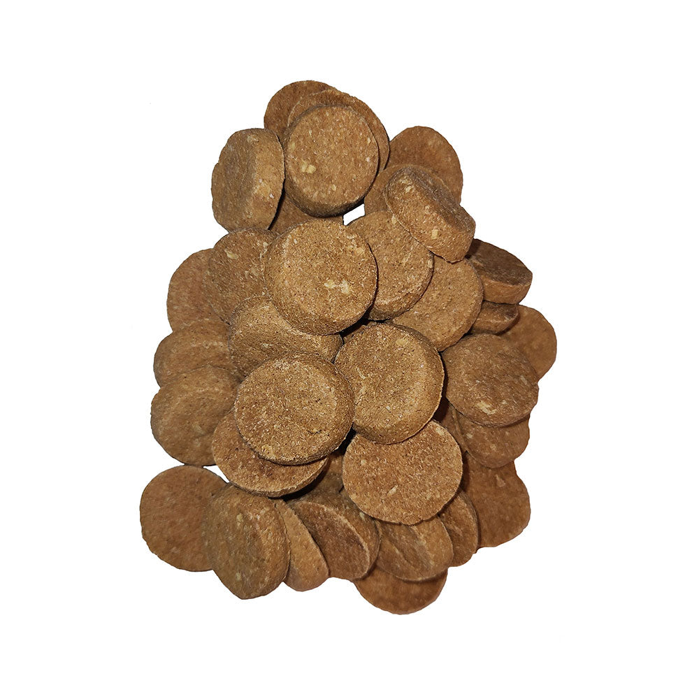 Basil & Baxter's Pumpkin and Cinnamon Round Dog Biscuits 10lb