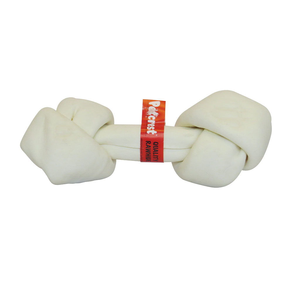 Petcrest® Natural Rawhide Bone 10-11" - 12 Count