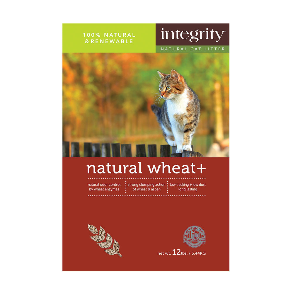 Integrity Natural Wheat+ Cat Litter - 12 Lb