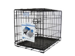 Petcrest® Single Door Dog Crate Black Color 36 x 22 x 25 Inches