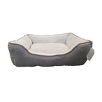 Petcrest® Cuddler Bed for Dogs & Cats Gray 25 x 21 Inches