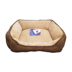 Petcrest® Cuddler Bed for Dogs & Cats Brown 25 x 21 Inches