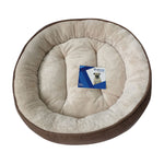 Petcrest® Donut Bed for Dogs & Cats Brown 25"