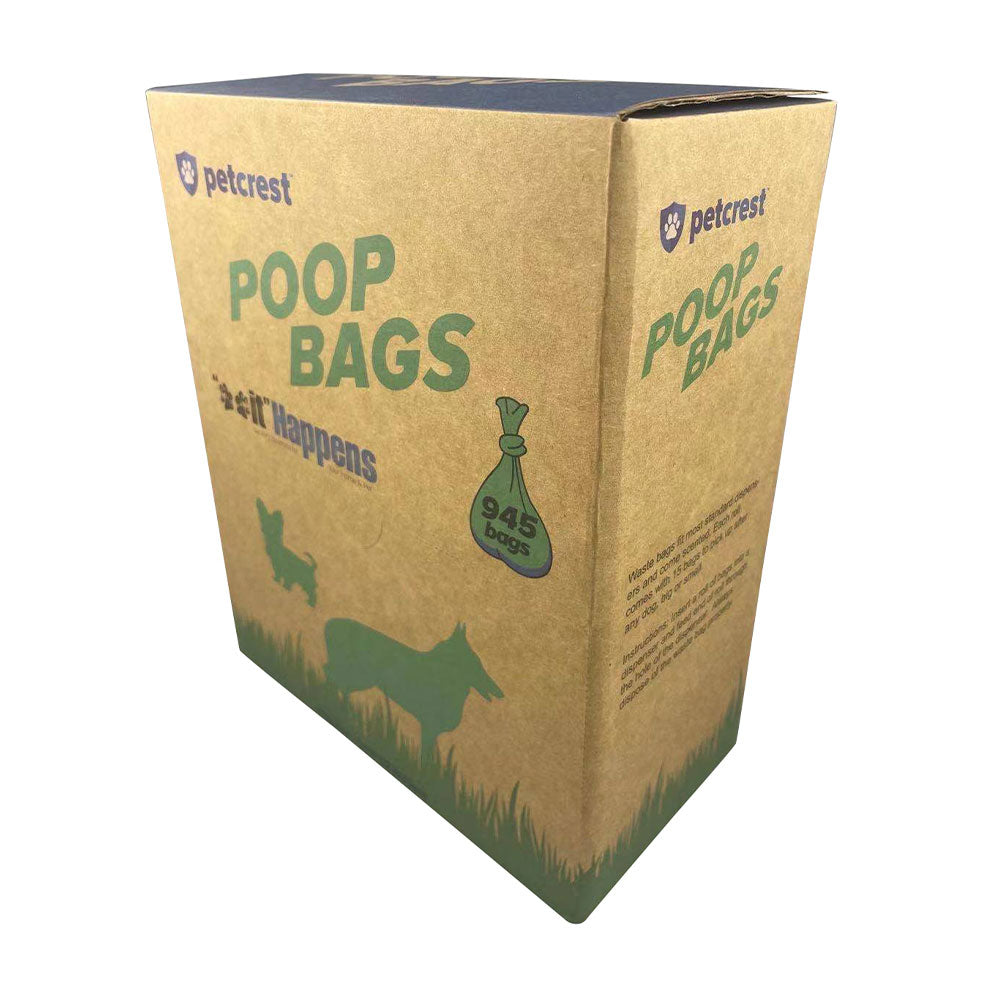 Petcrest® Poop Bag Eco Display Box - 63 Rolls