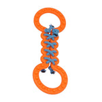 Petcrest® TPR Double Ring Tugger Dog Toy 13"
