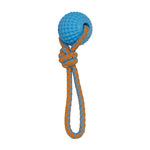 Petcrest® TPR Dimple Ball Tugger Dog Toy 13"