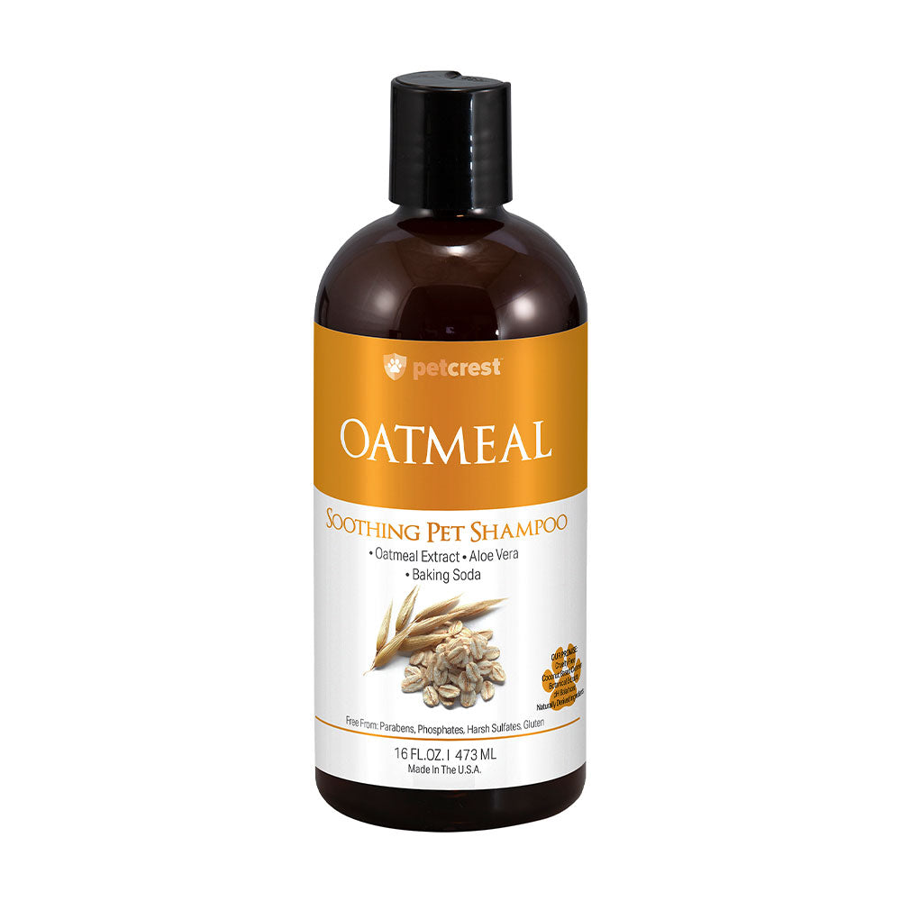 Petcrest® Oatmeal Shampoo for Dogs & Cats 16oz